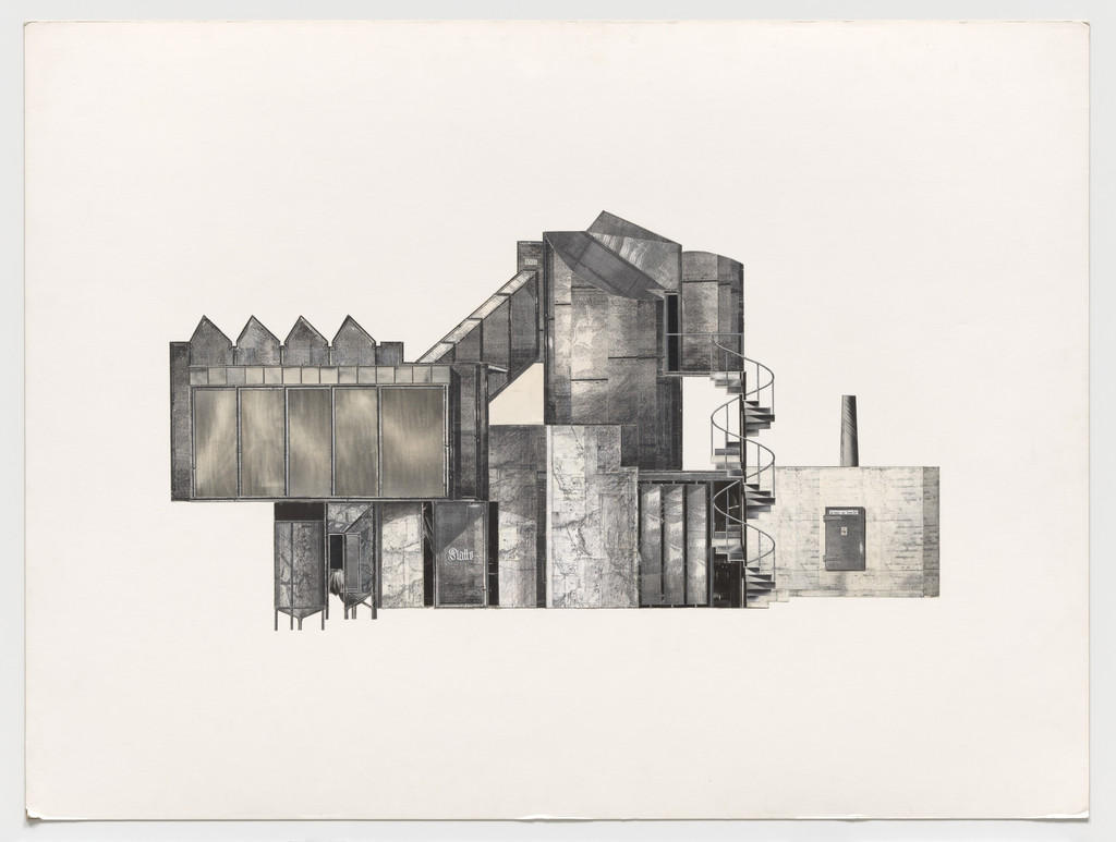 Aktion Poliphile: Hypnerotomachia Ero/machia/hypniahouse, project, Wiesbaden, Germany, West elevation