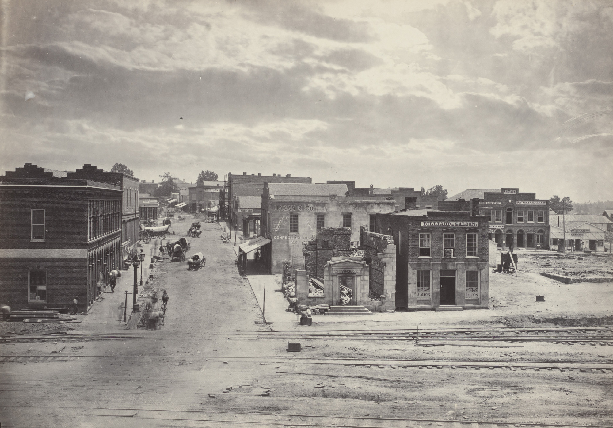 George N. Barnard. City of Atlanta, Georgia, No. 2 from the album Photographic Views of Sherman&#39;s Campaign. 1864-65