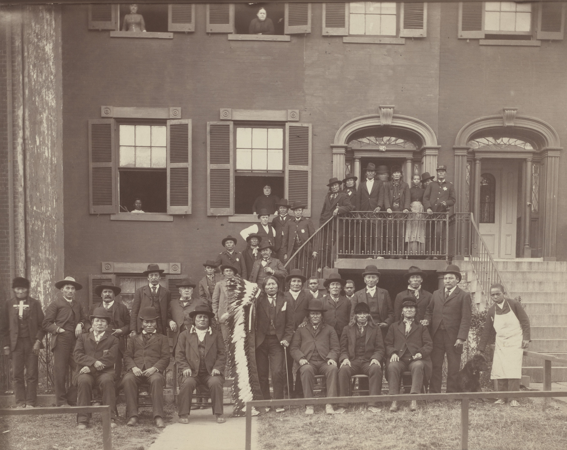 Charles M. Bell. Indian Delegation, Washington, D.C.. 1880