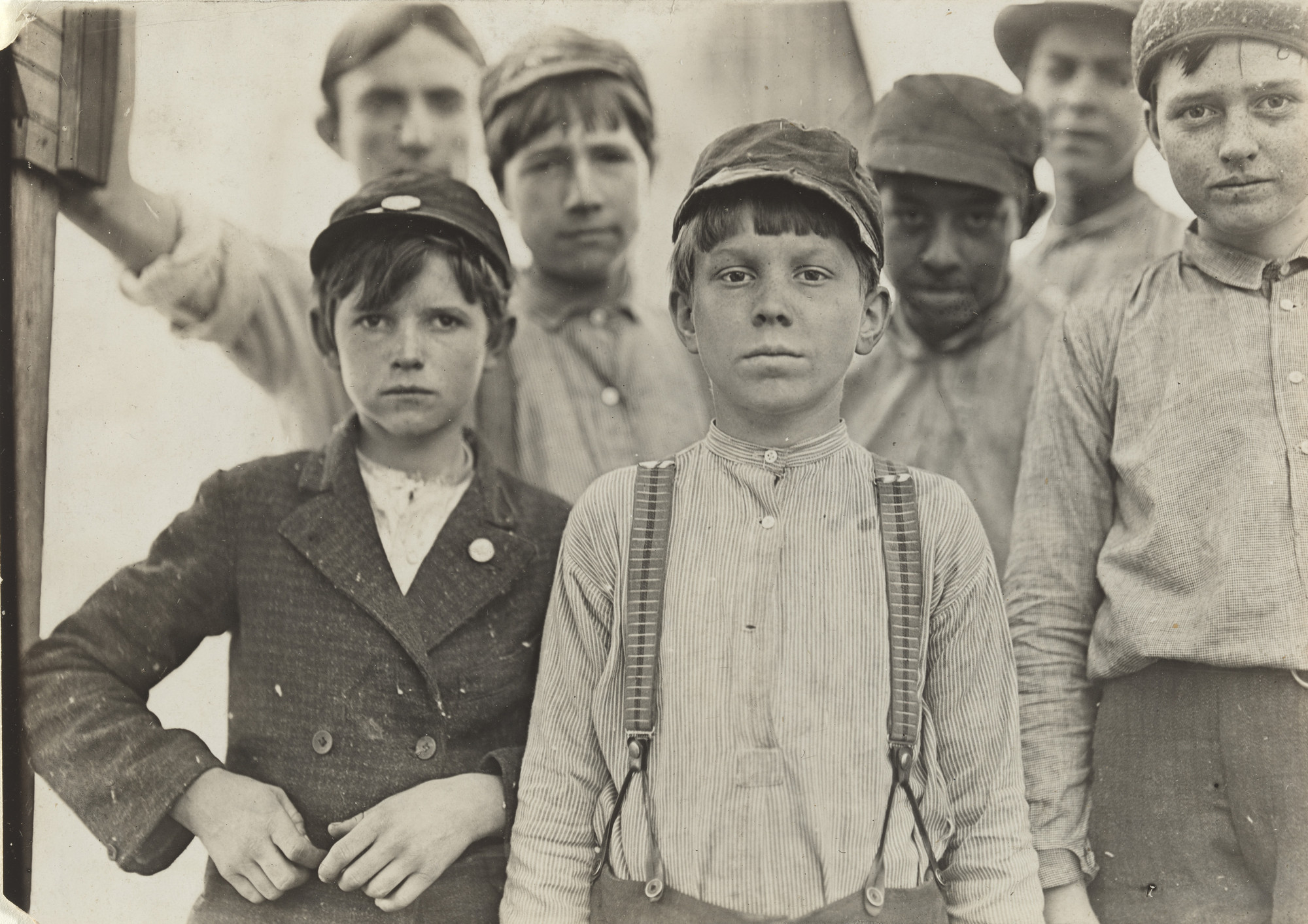 Lewis Wickes Hine. Doffers, Willingham Cotton Mill, Macon, Georgia