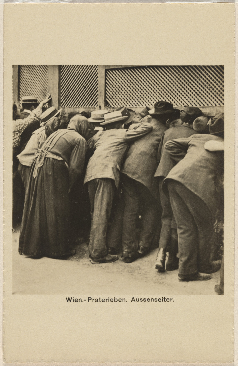 Dr. Emil Mayer. Vienna—Life at the Prater. Outsiders. c. 1910