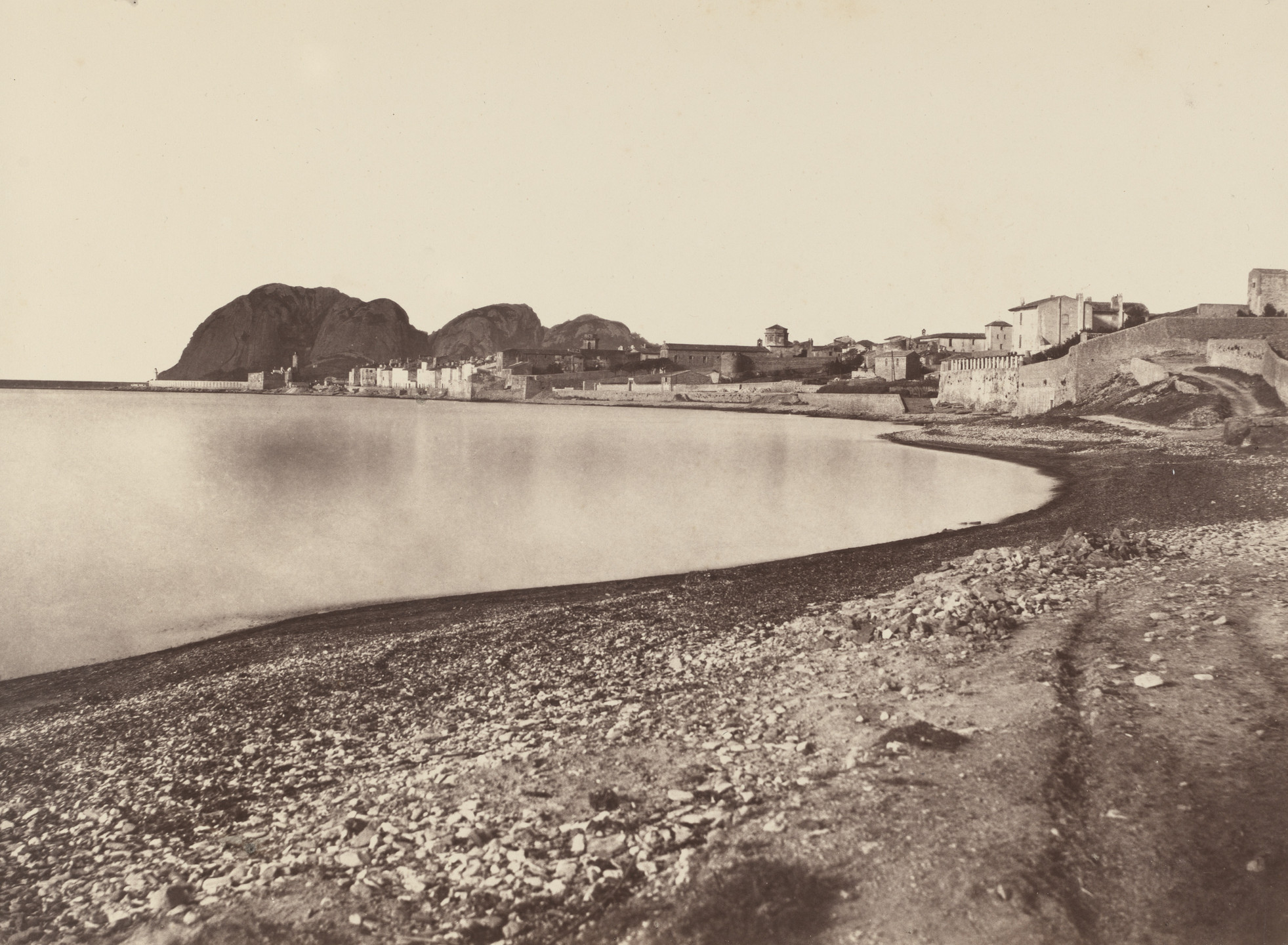 Édouard-Denis Baldus. La Ciotat. 1861