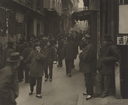 Arnold Genthe. The Street of the Gamblers. 1896-1906