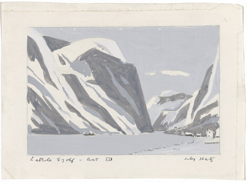 Set design for Little Eyolf