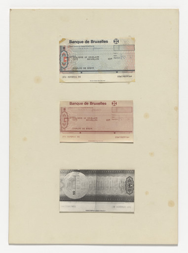 Chèque Ch. De Boeck