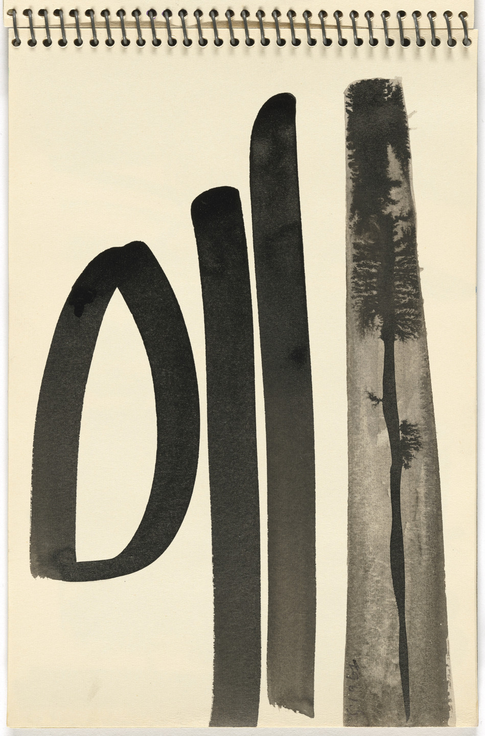 Sonja Sekula. Untitled (Sketchbook). 1961