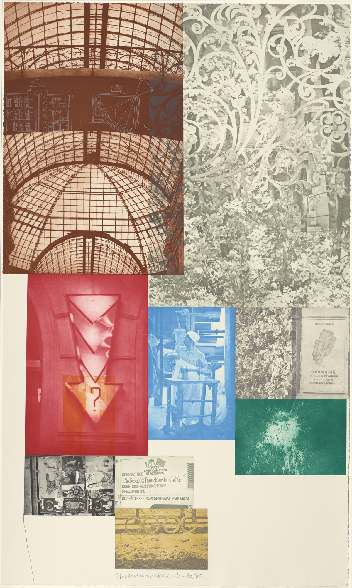 Robert Rauschenberg. Soviet/American Array II