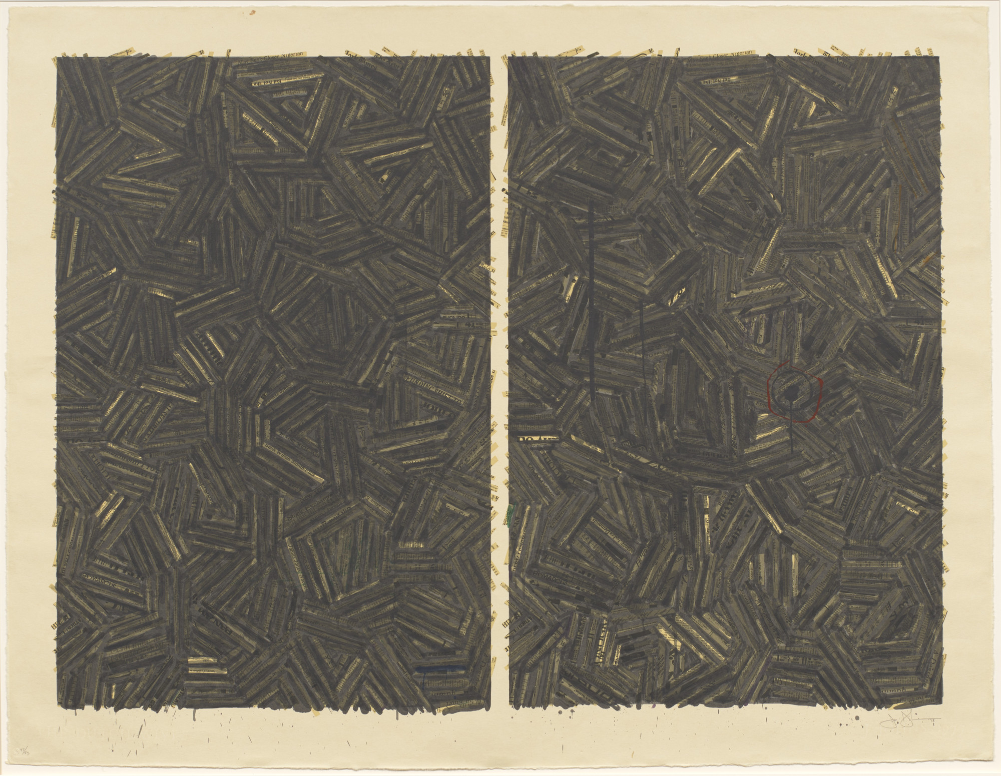 Jasper Johns. The Dutch Wives. 1978 | MoMA