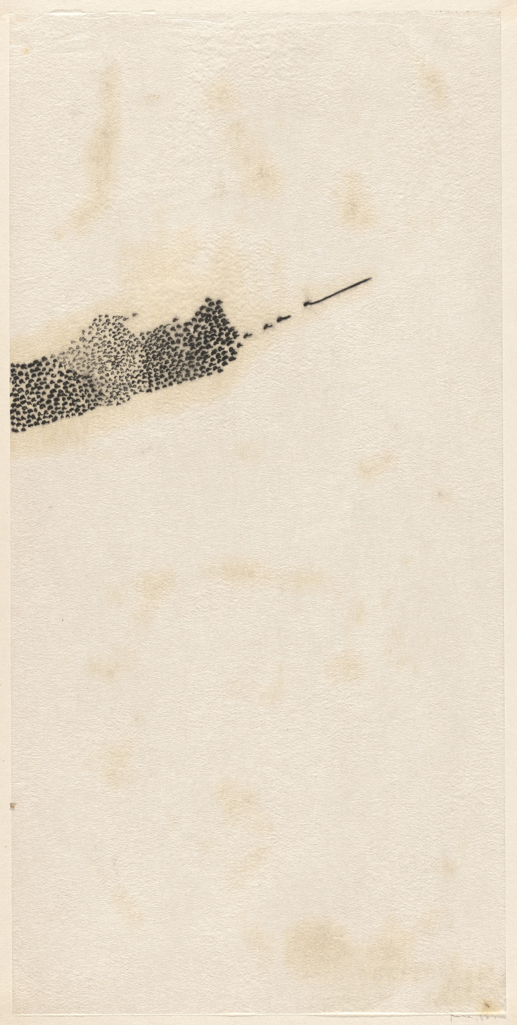 Mira Schendel. Untitled from the series Letters and Lines (Letras e Linhas)