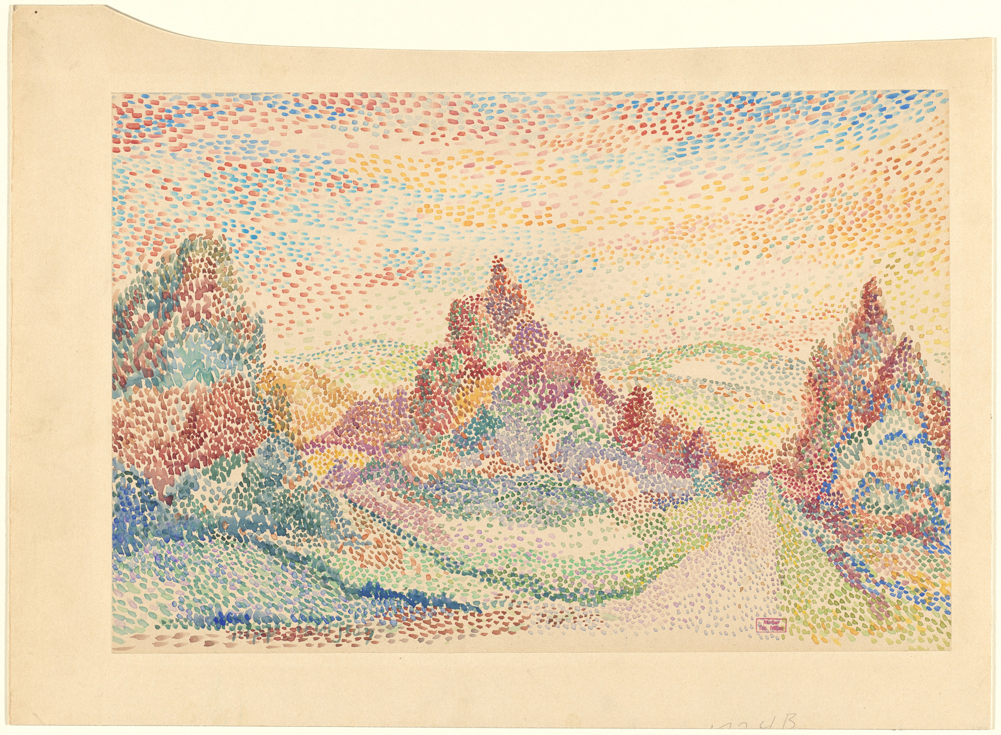 Hippolyte Petitjean. Landscape with Road. (c. 1900) | MoMA