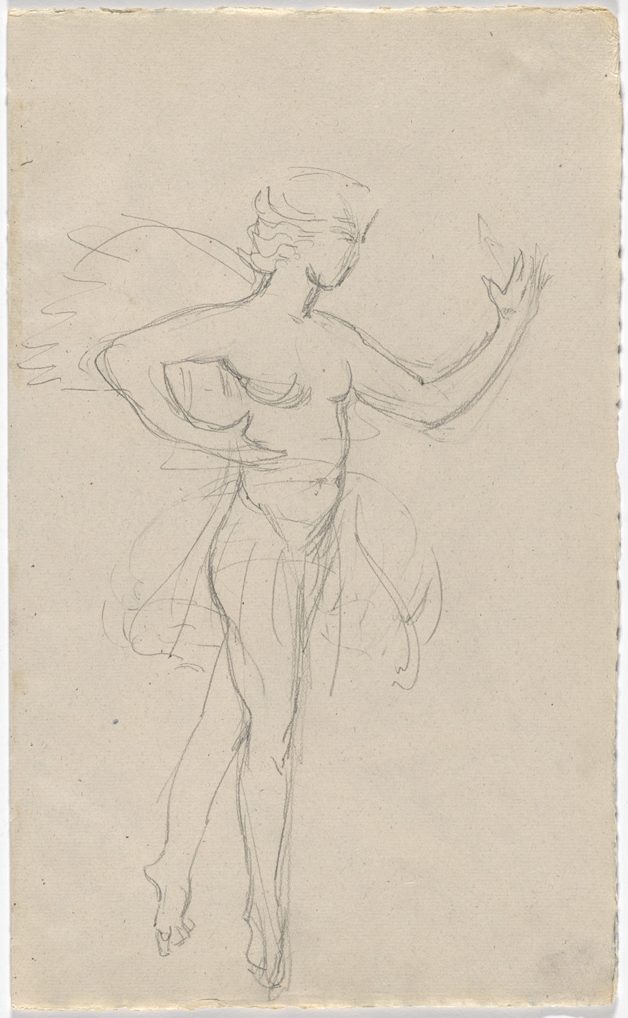 Florine Stettheimer. Costume design for artist&#39;s ballet Orphée of the Quat-z-arts. c. 1912
