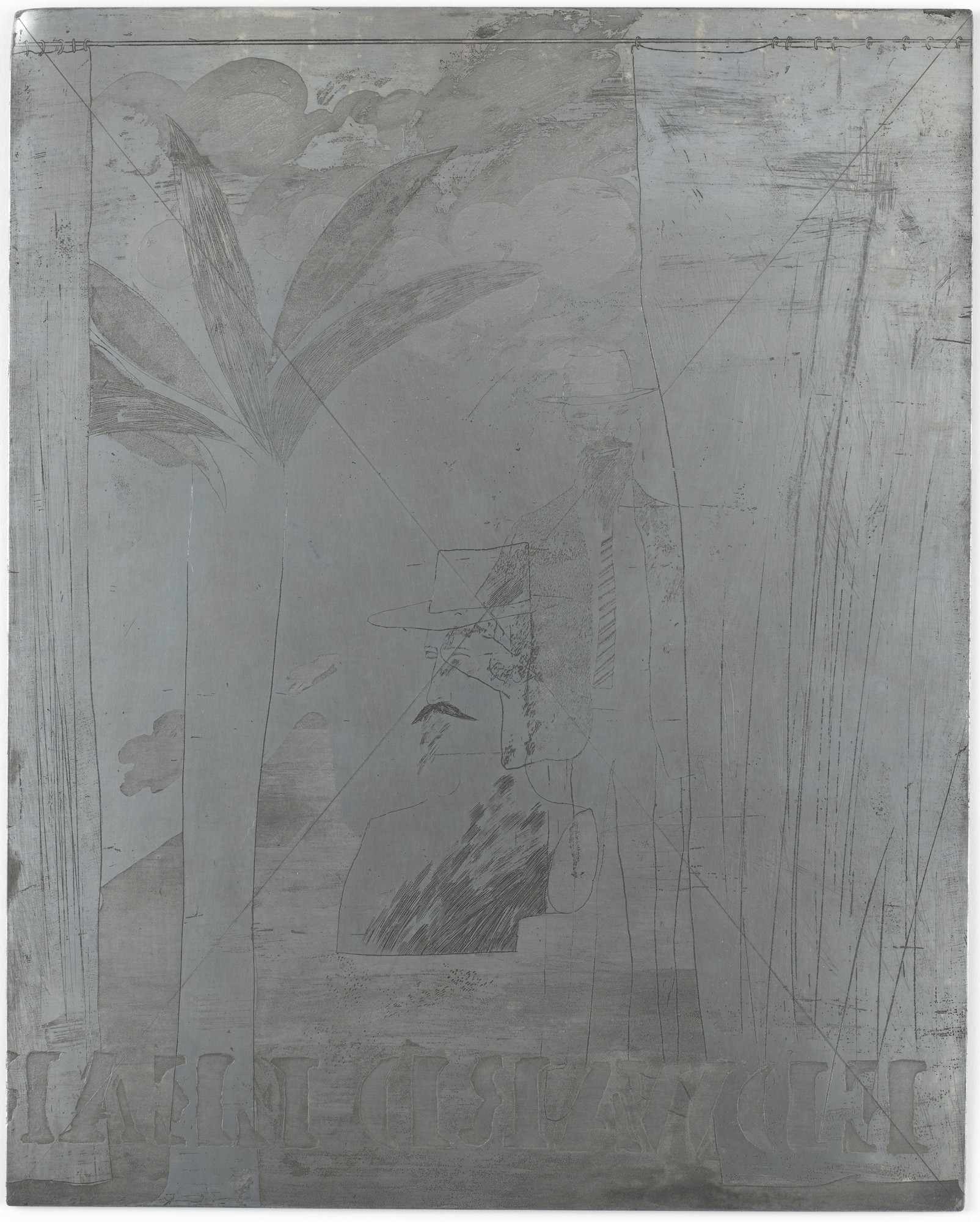 David Hockney. Plate for Edward Lear