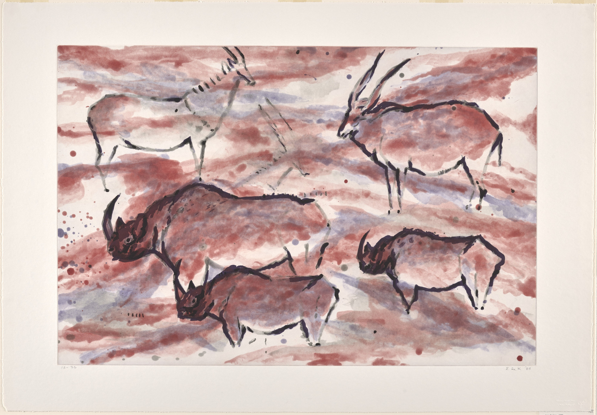 Elaine de Kooning. Les Eyzies