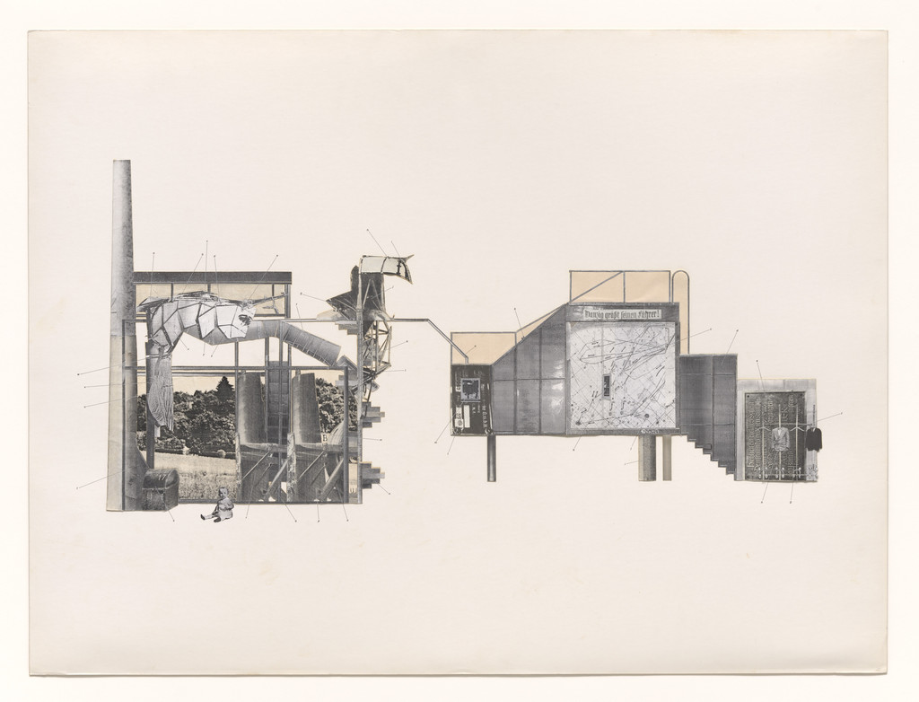 Aktion Poliphile: Hypnerotomachia Ero/machia/hypniahouse Project, Wiesbaden, Germany, Interior elevation