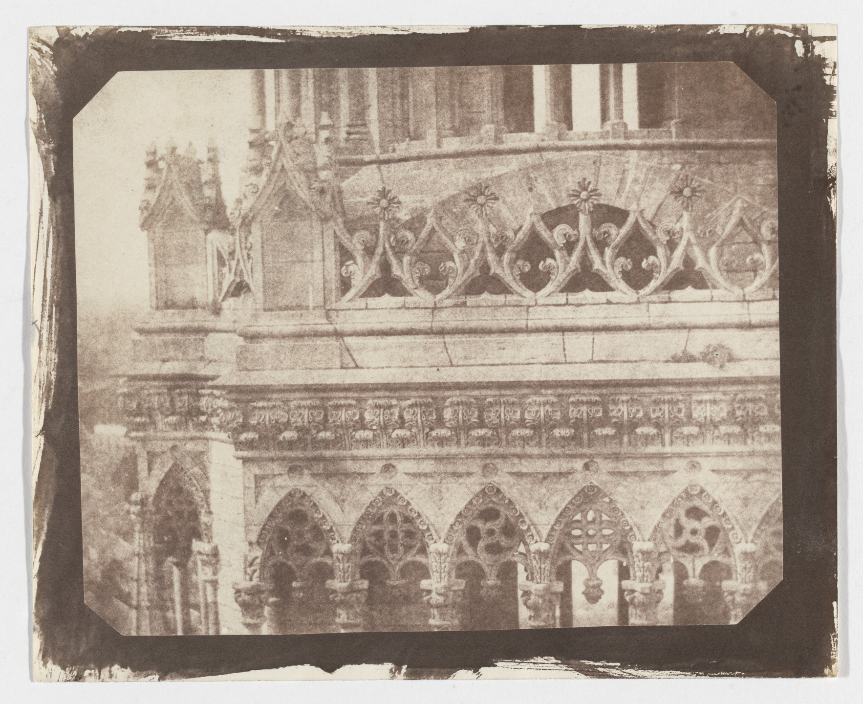 William Henry Fox Talbot. One of the Towers of Orleans Cathedral, as Seen from the Opposite Tower. June 21, 1843
