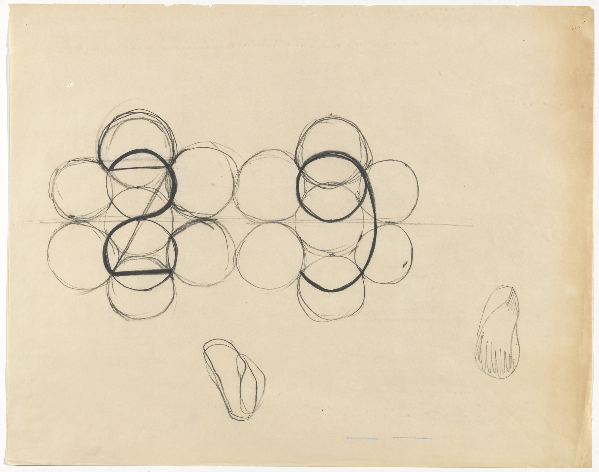 Simone Forti. Large Illumination Drawings