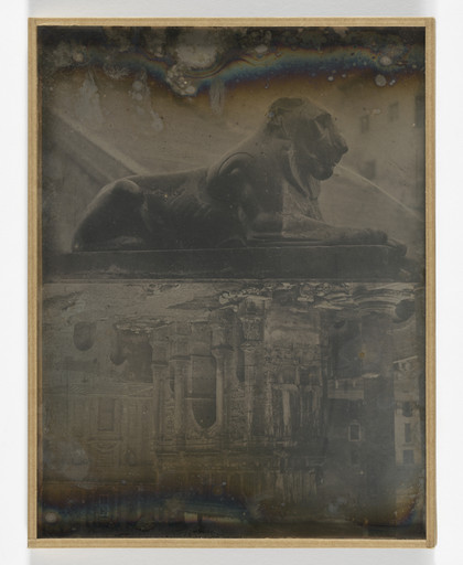 Joseph-Philibert Girault de Prangey. Rome. Arch of Septimius Severus and Capitoline Lion. 1842
