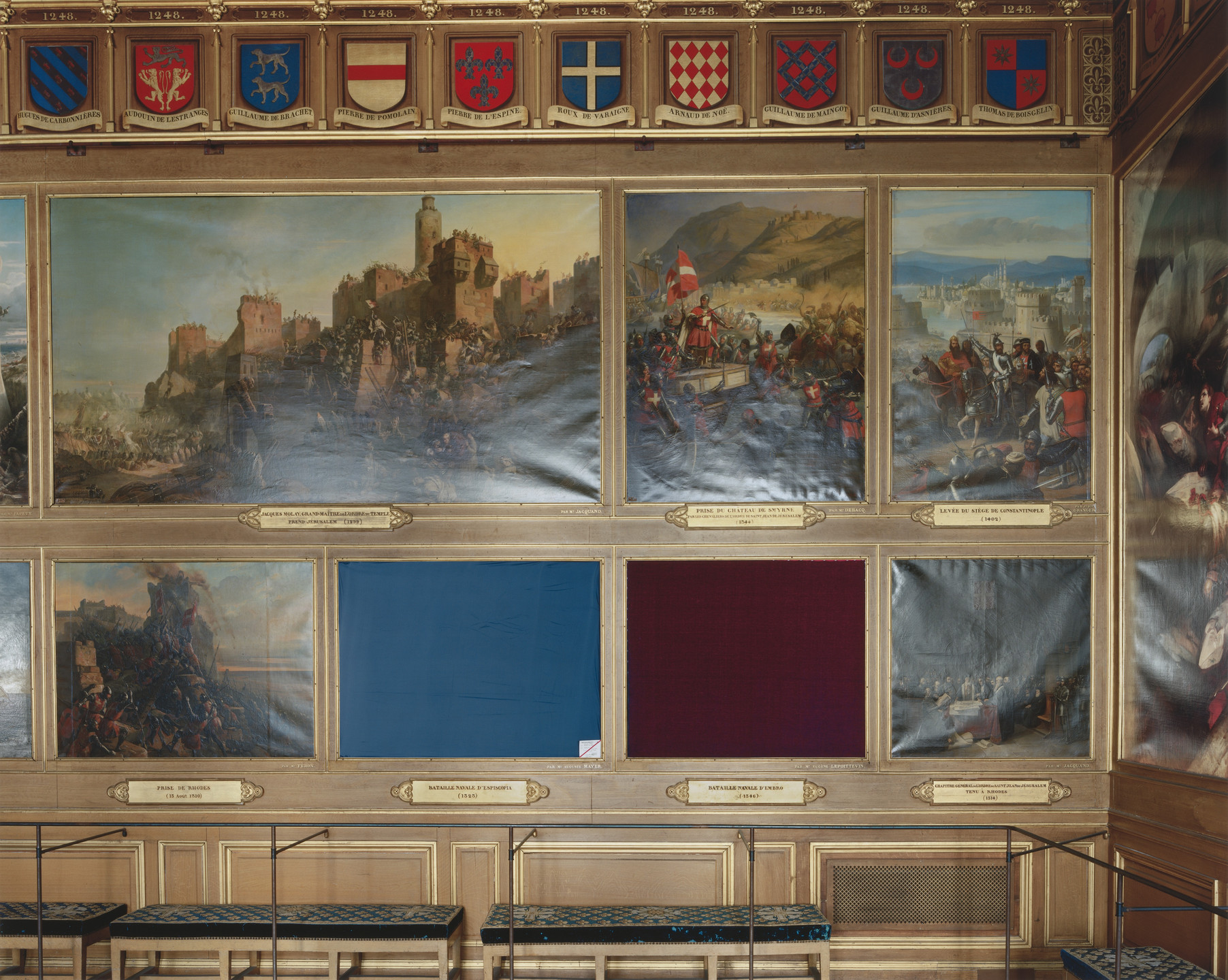 Robert Polidori. Salle des Croisades, (19) ANR.01.038 Aile du Nord-R.d.C, Chateau de Versailles, Versailles, France. 2009