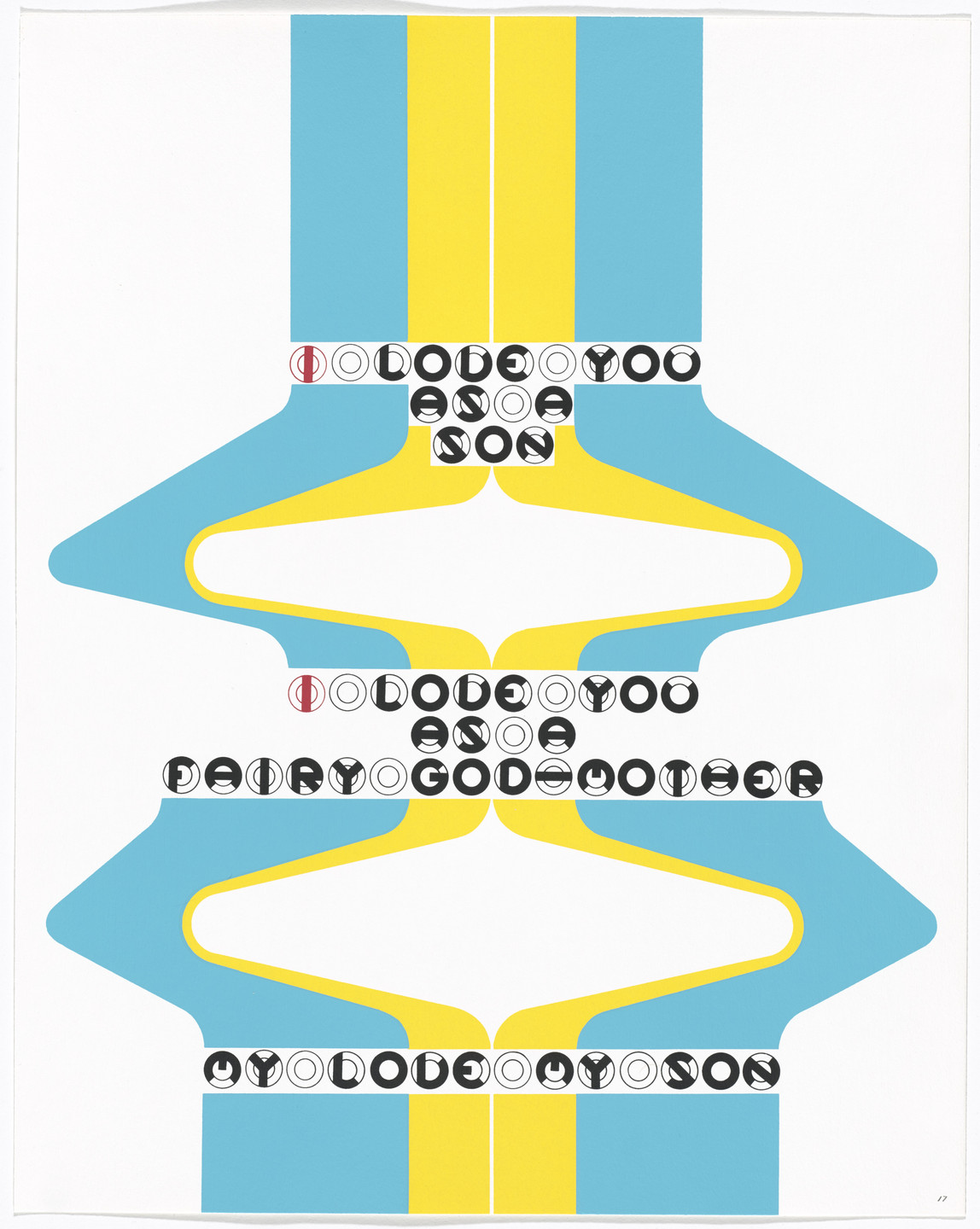 Gerald Laing. In-text plate and text (folio 35) from DMT 42. 1969