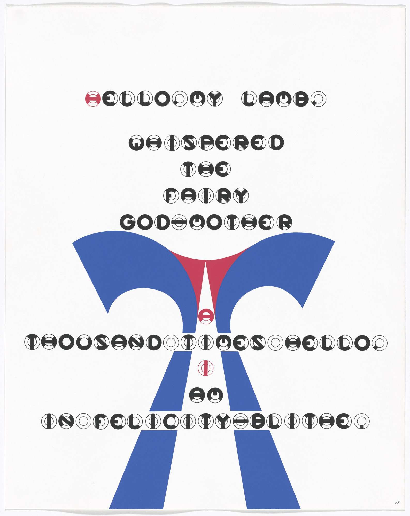 Gerald Laing. In-text plate and text (folio 39) from DMT 42