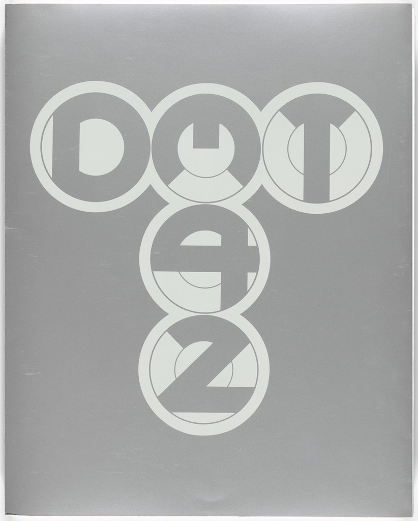 Wrapper front from DMT 42, Gerald Laing, 1969