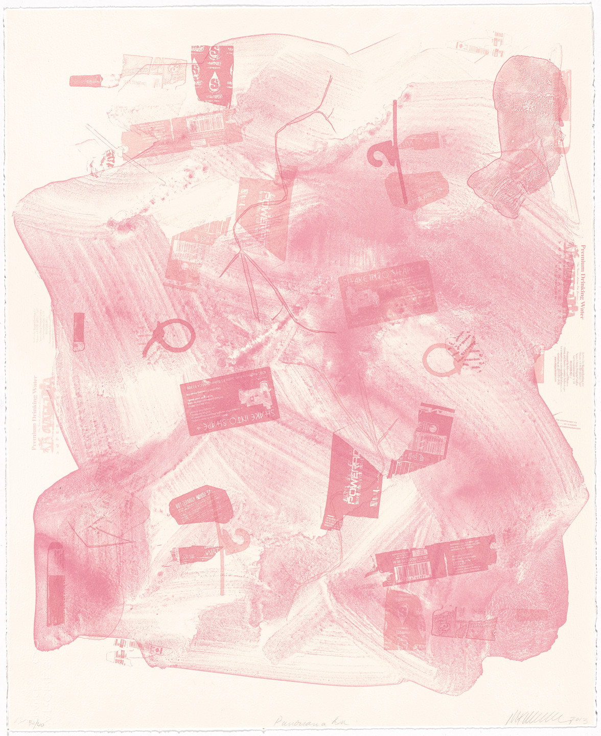 Mary Weatherford. Panorama Drive. 2012