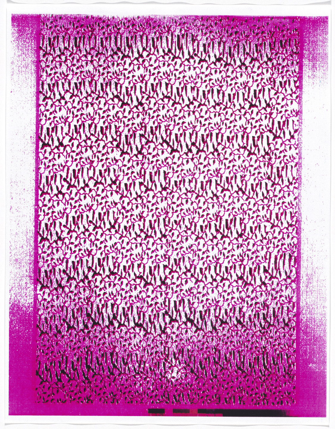 Christopher Wool. Untitled from Untitled (Cats in Bag). 1990
