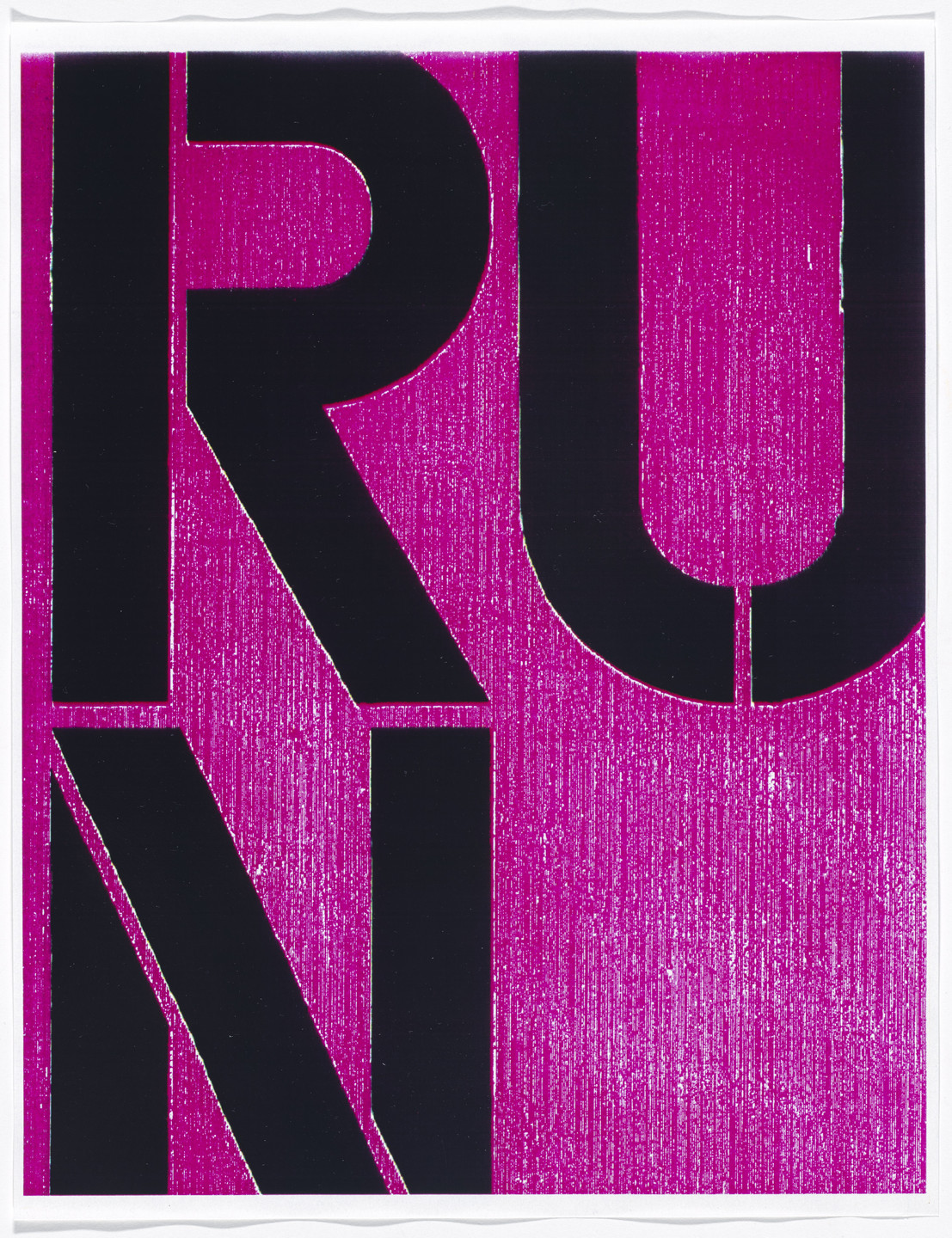 Christopher Wool. Untitled from Untitled (Cats in Bag). 1990