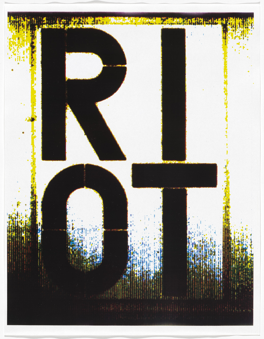 Christopher Wool. Untitled from Untitled (Cats in Bag). 1990
