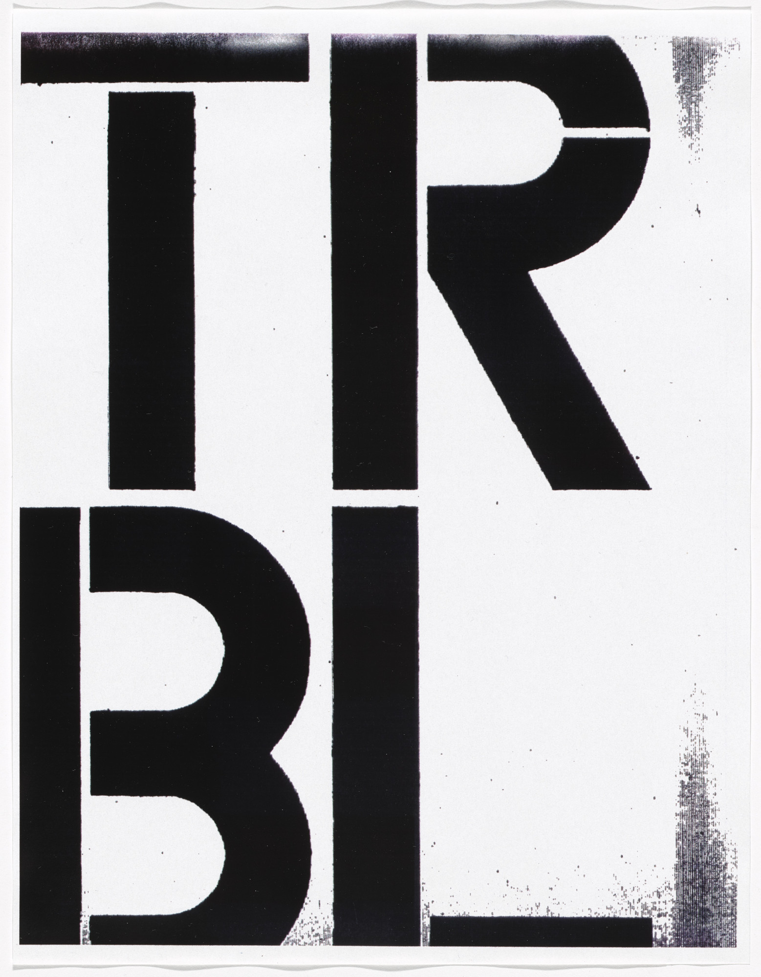 Christopher Wool. Untitled from Untitled (Cats in Bag)