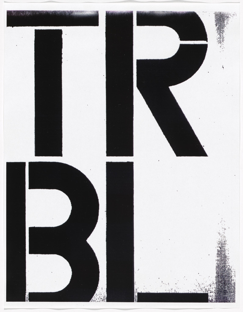 Untitled from Untitled (Cats in Bag), Christopher Wool, 1990
