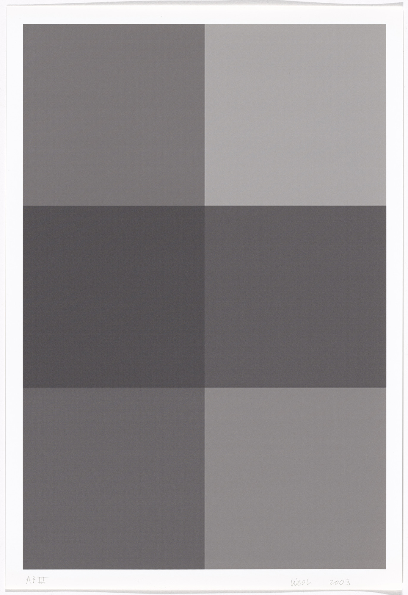 Christopher Wool. Untitled from an untitled series