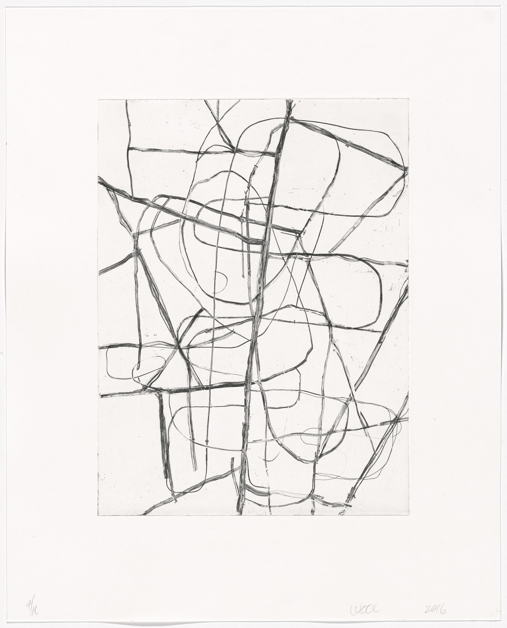 Christopher Wool. Untitled from an untitled portfolio