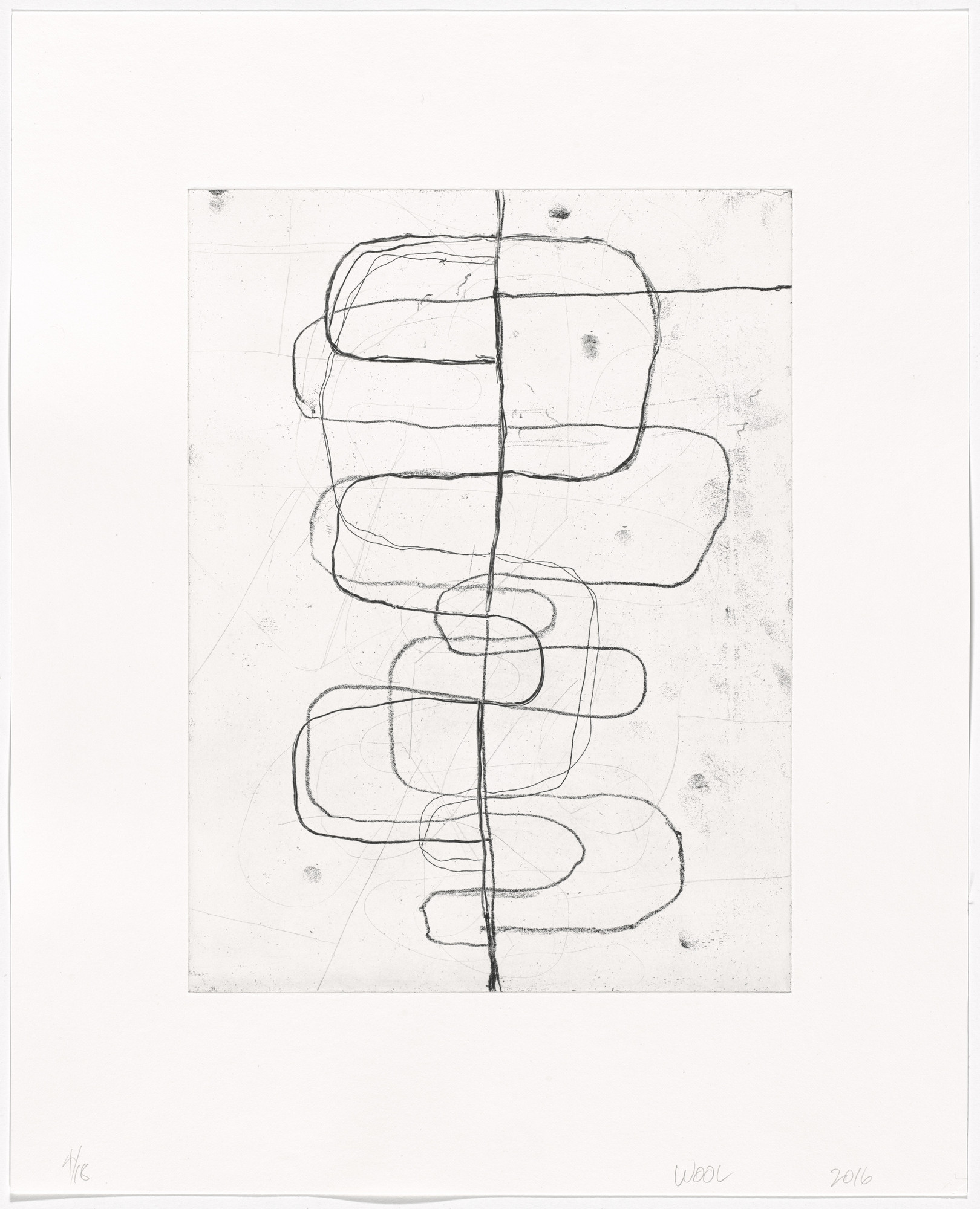 Christopher Wool. Untitled from an untitled portfolio