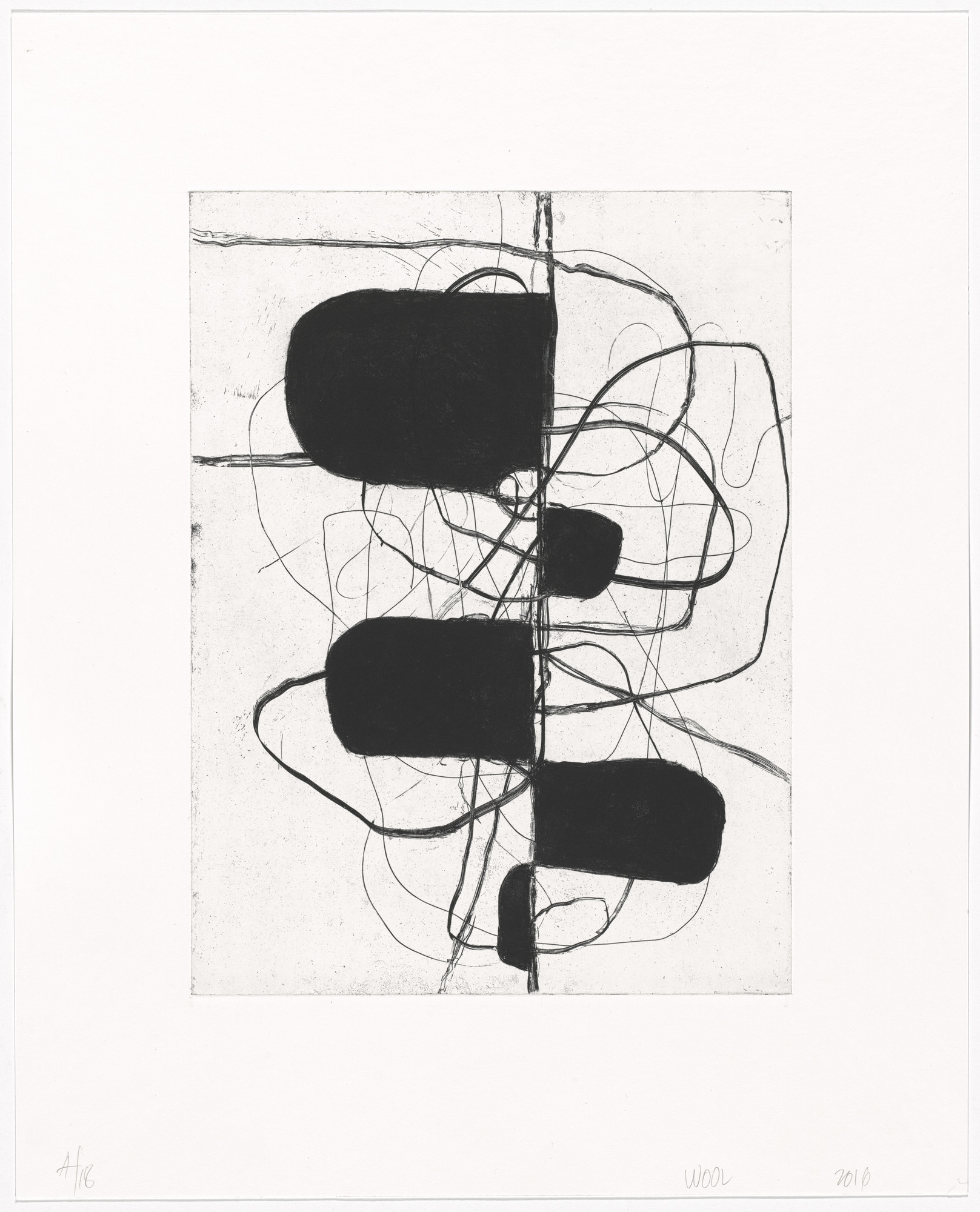Christopher Wool. Untitled from an untitled portfolio