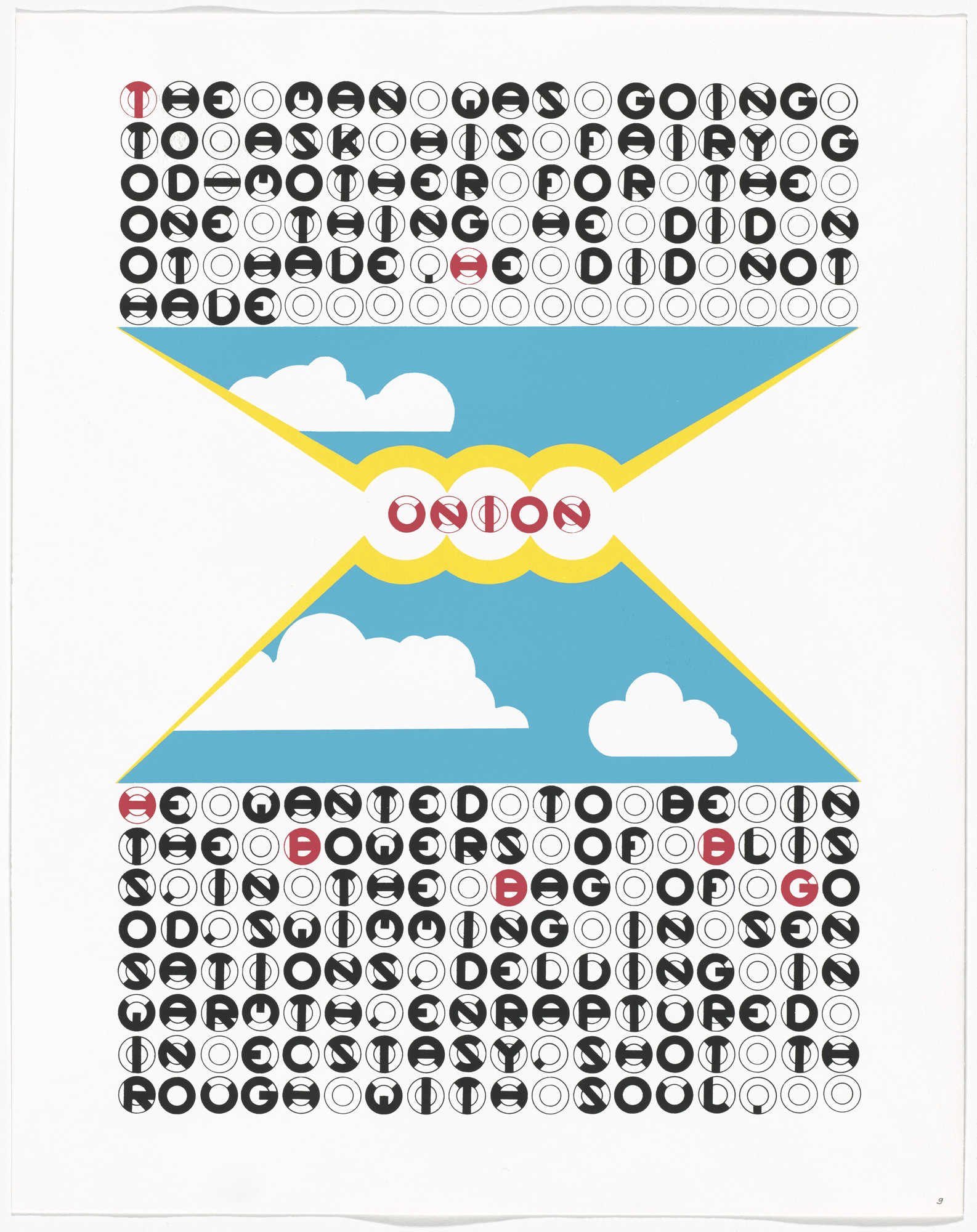 Gerald Laing. In-text plate and text (folio 19) from DMT 42