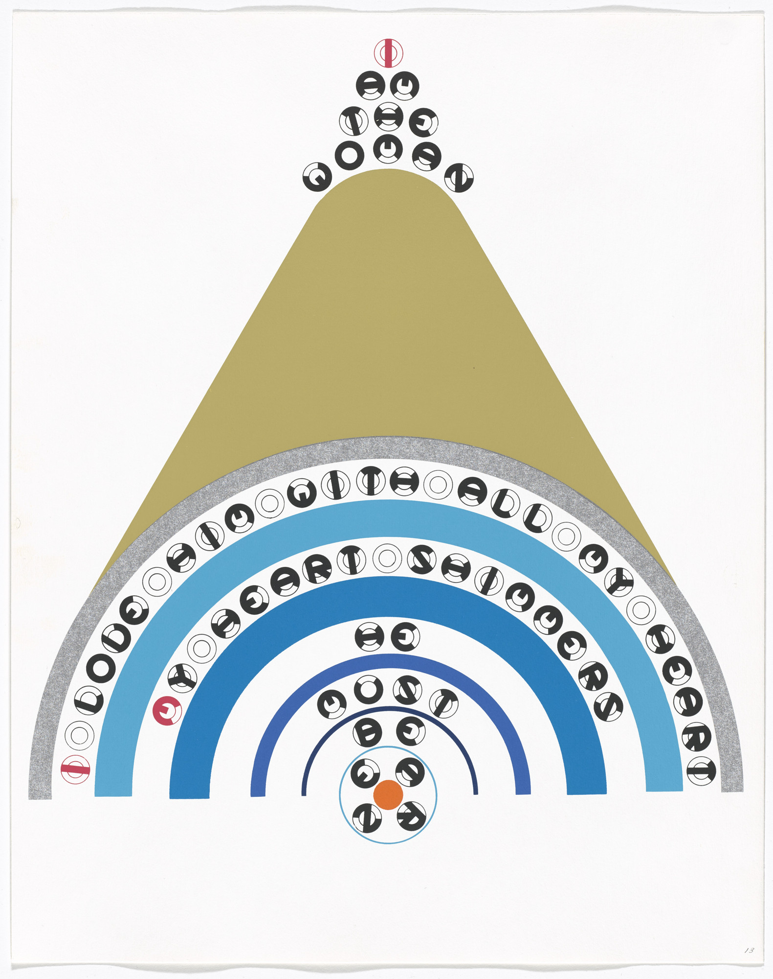 Gerald Laing. In-text plate and text (folio 27) from DMT 42