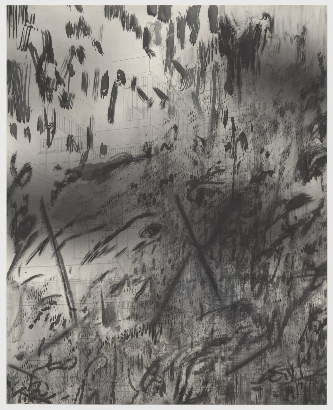 Julie Mehretu. Epigraph, Damascus. 2016