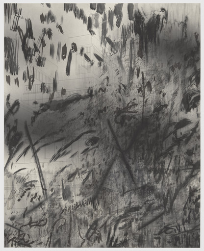 Julie Mehretu. Epigraph, Damascus (detail). 2016