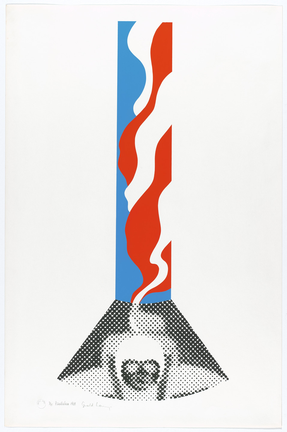 Gerald Laing. Pendulum from Parachutes. 1968