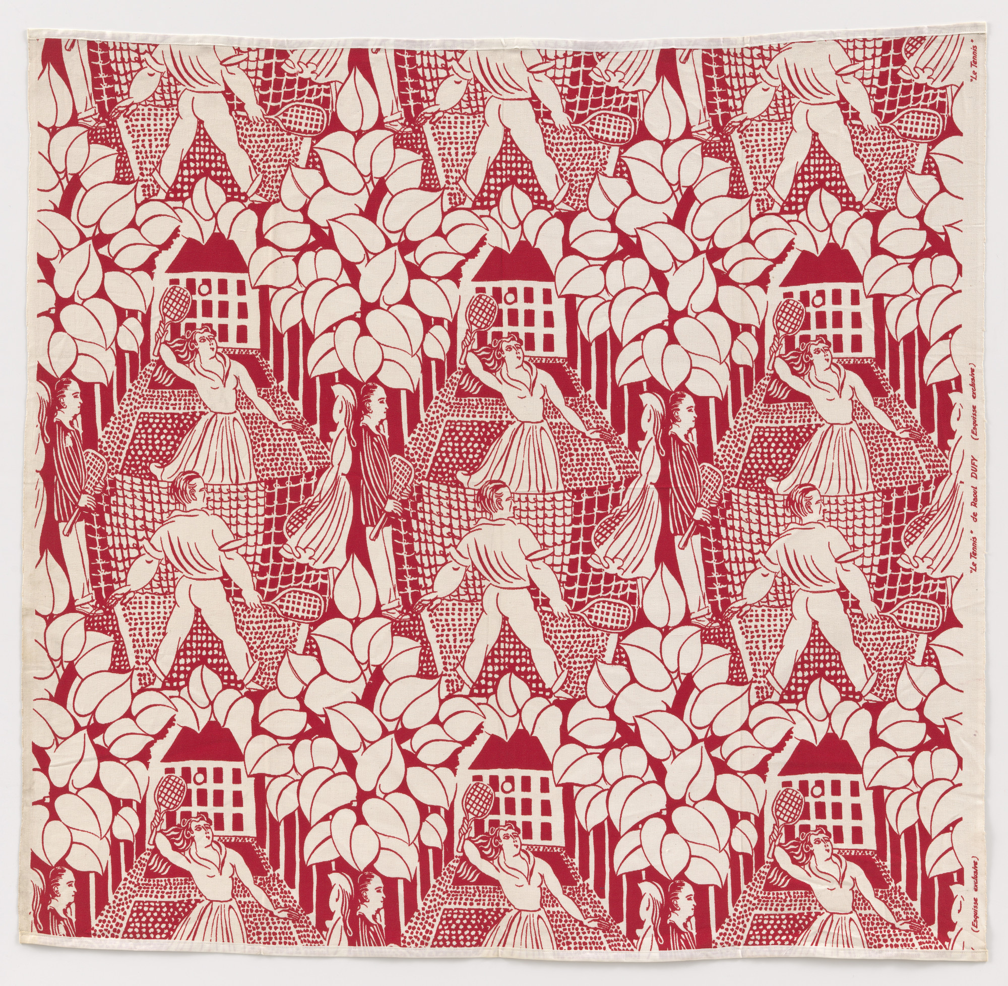 ♥春の特価10%OFF　レイモンドルデュックRaymonde Leducタイル画 Raoul Dufy. Le Tennis textile. c. 1919 | MoMA