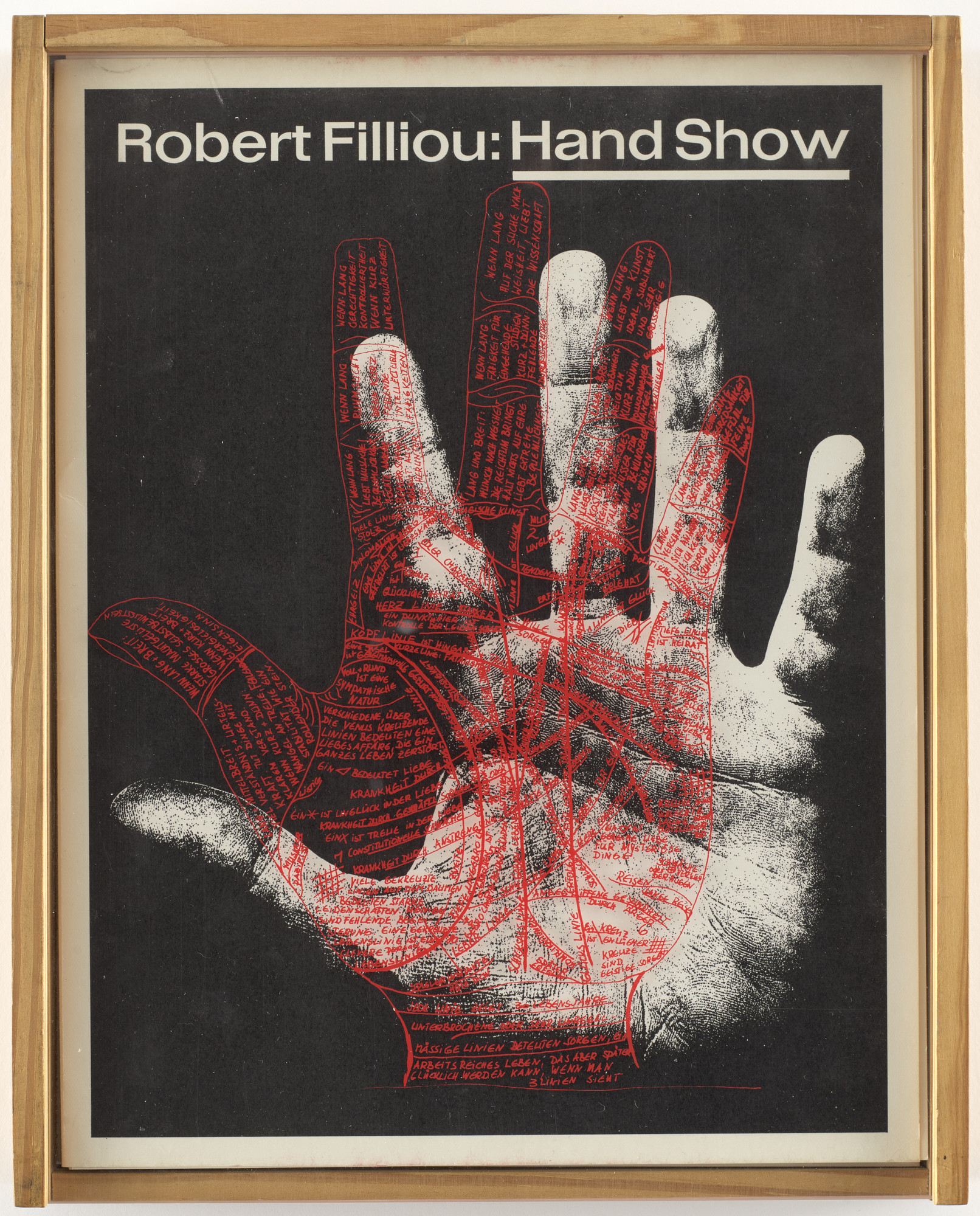 Robert Filliou. Hand Show