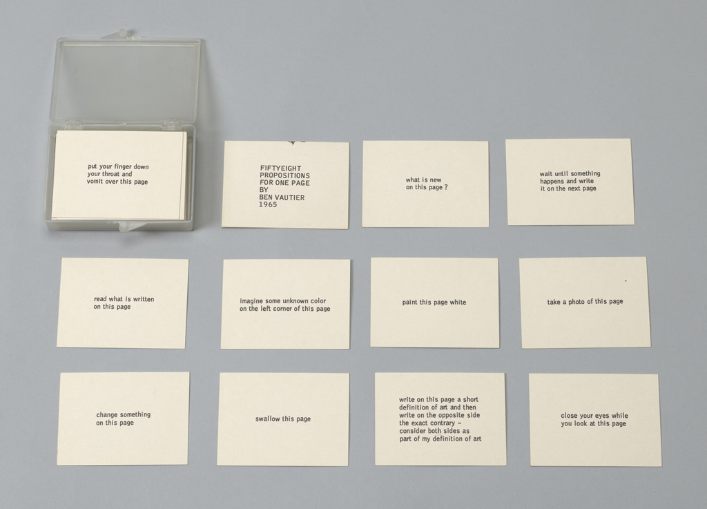 Fifty-Eight Propositions for One Page