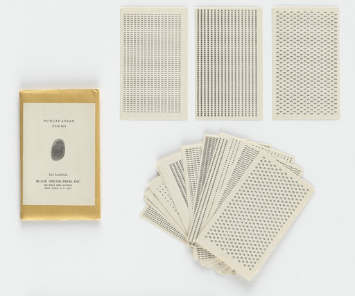 Nye Ffarrabas (formerly Bici Forbes and Bici Forbes Hendricks). Punctuation Poems. 1966