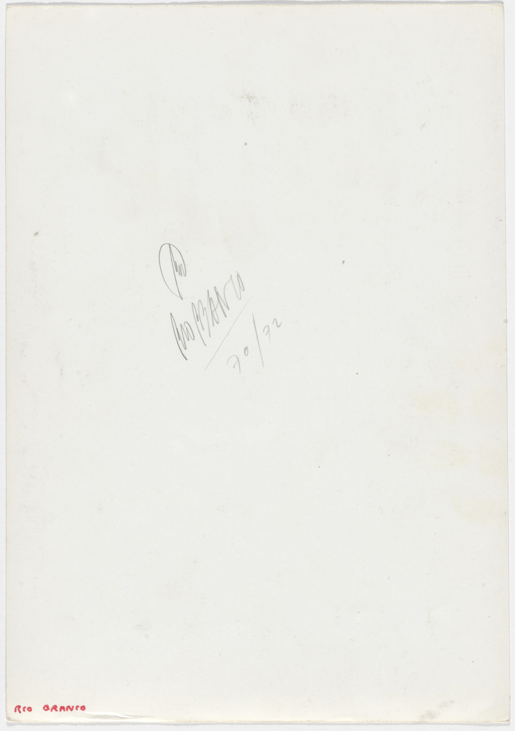 Miguel Rio Branco. Untitled. 1970-72