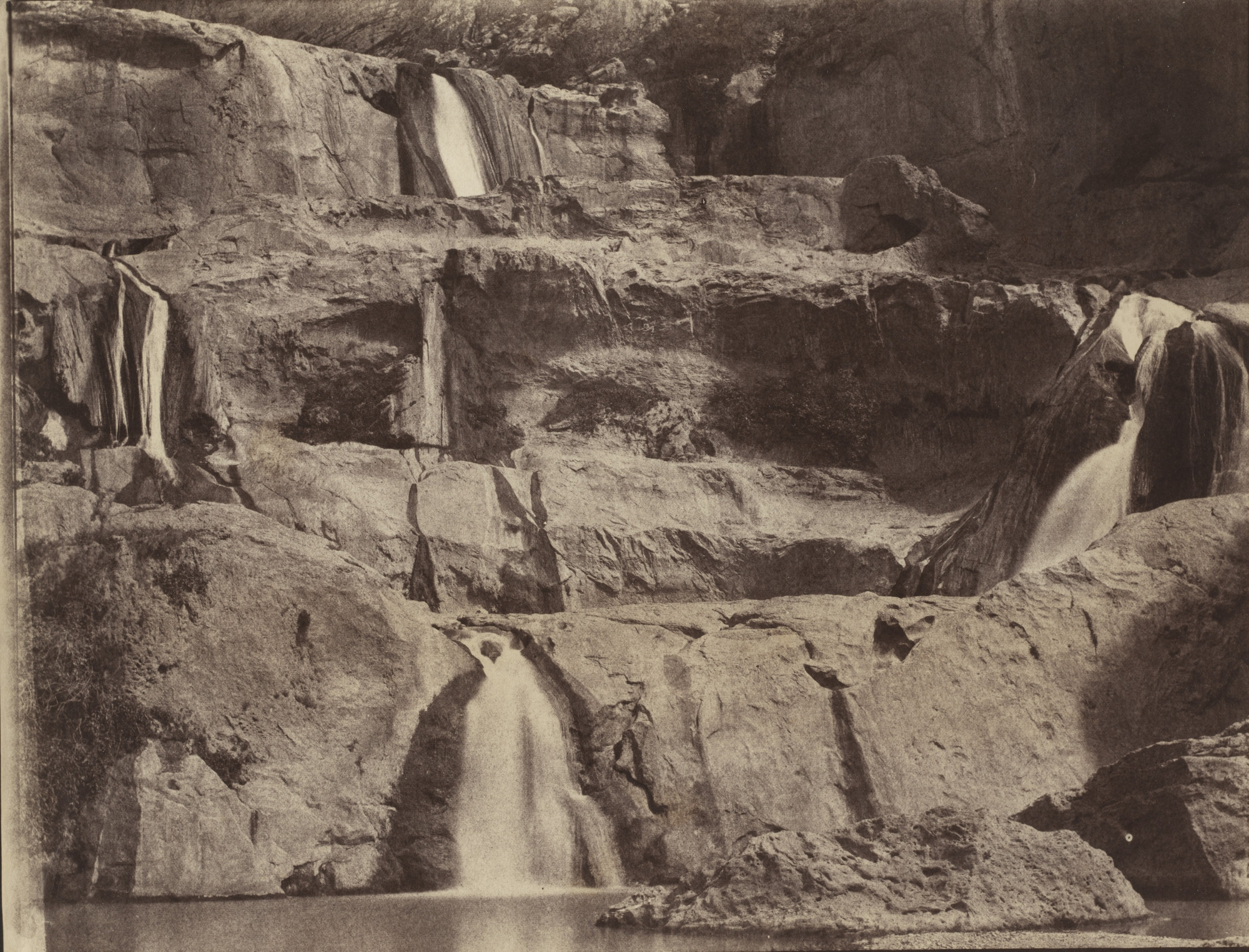 John B. Greene. Cascade d'El-Ourit, Tlemcen, Algeria