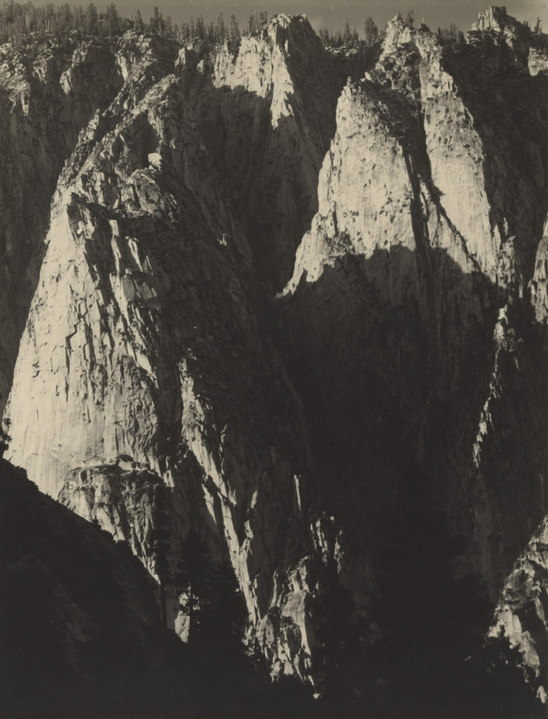 Cliffs in Paradise Valley, Ansel Adams, n.d.