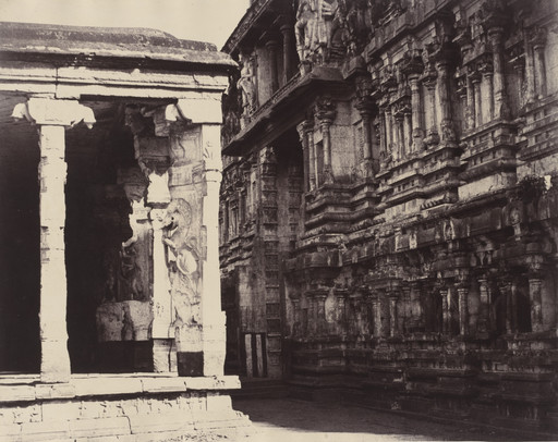 The Inner Façade of the Gateway of the East Gopuram, Great Pagoda, Madura