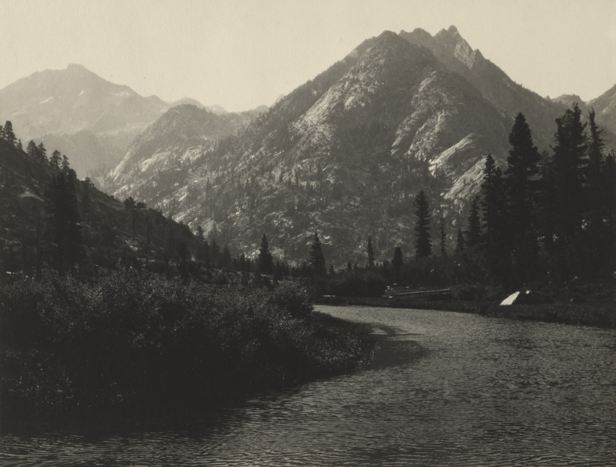 Ansel Adams. Palisade Canyon from Grouse Valley