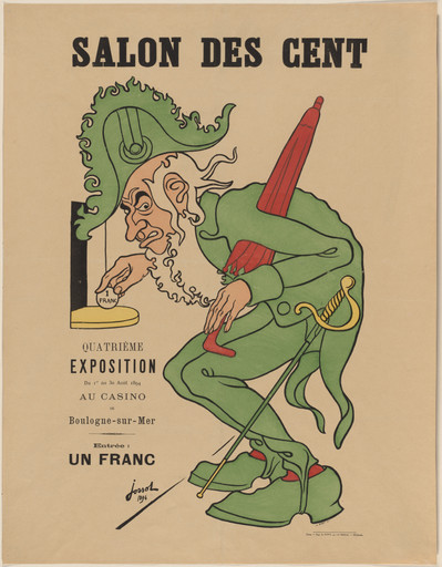 Salon des Cent, Quatrième Exposition, du 1er au 30 août 1894, au Casino de Boulogne-Sur-Mer